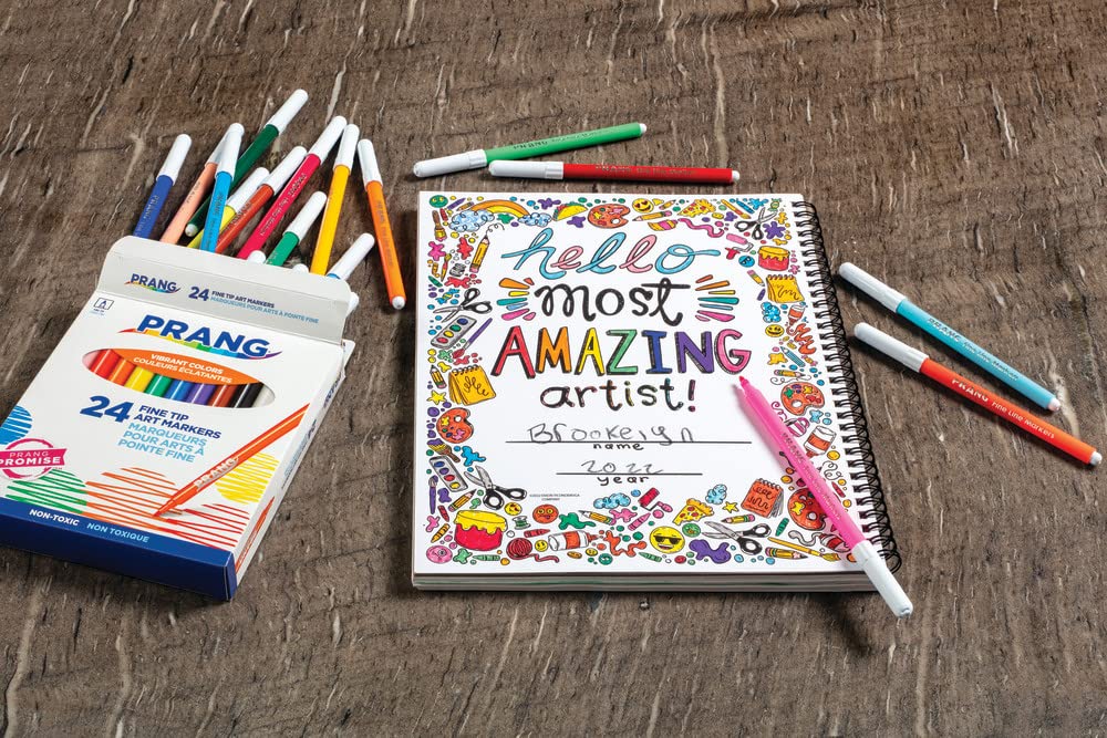 Prang Amazing Artist Sketch Book By Cassie Stephens, White, 8.5” x 11”, 80 Pages - Image 5