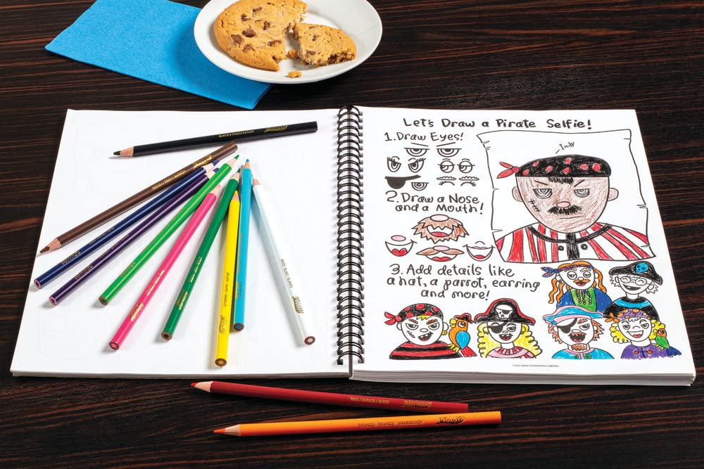 Prang Amazing Artist Sketch Book By Cassie Stephens, White, 8.5” x 11”, 80 Pages - Image 6