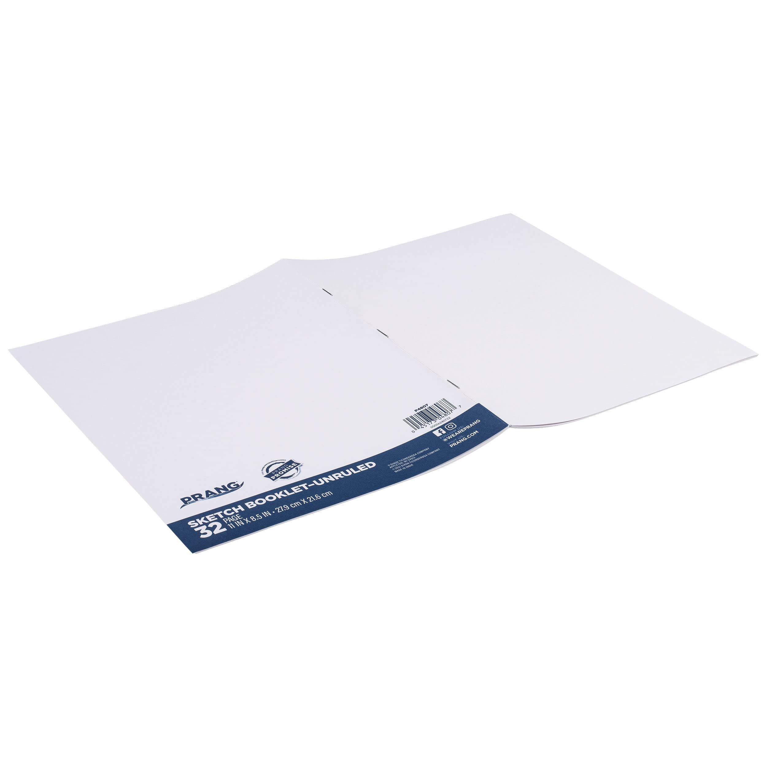 Prang (Formerly Art Street) Beginner Sketch Booklet, Unruled, 8-1/2" x 11", 32 Pages, 48 Count - Image 5