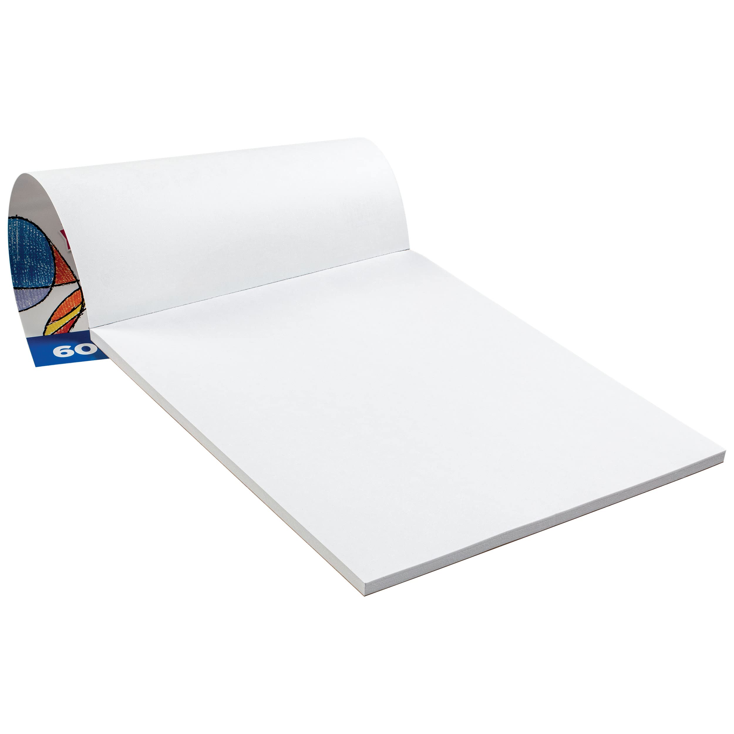 Prang (Formerly Art Street) Drawing & Color Paper Pad, White, Beginner Weight, 9" x 12", 60 Sheets - Image 3