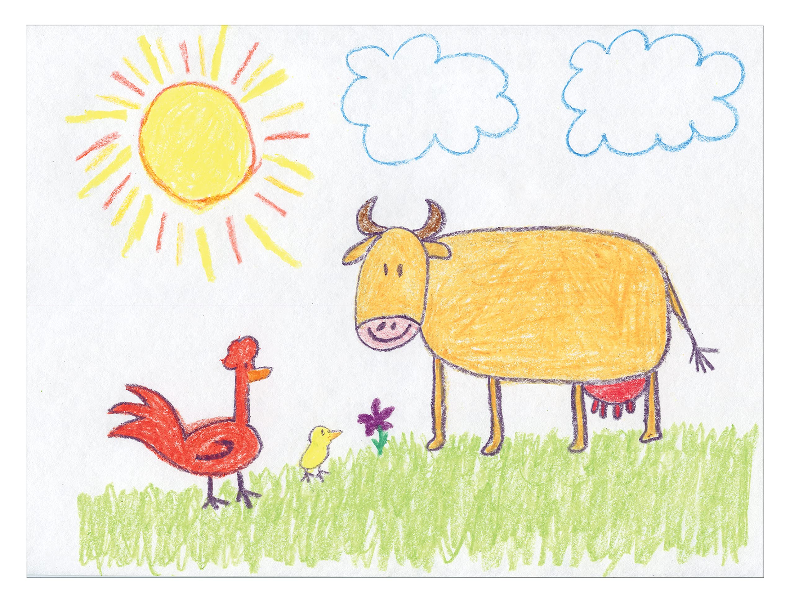 Prang (Formerly Art Street) Drawing Paper, White, Standard Weight, 9" x 12", 50 Sheets - Image 6