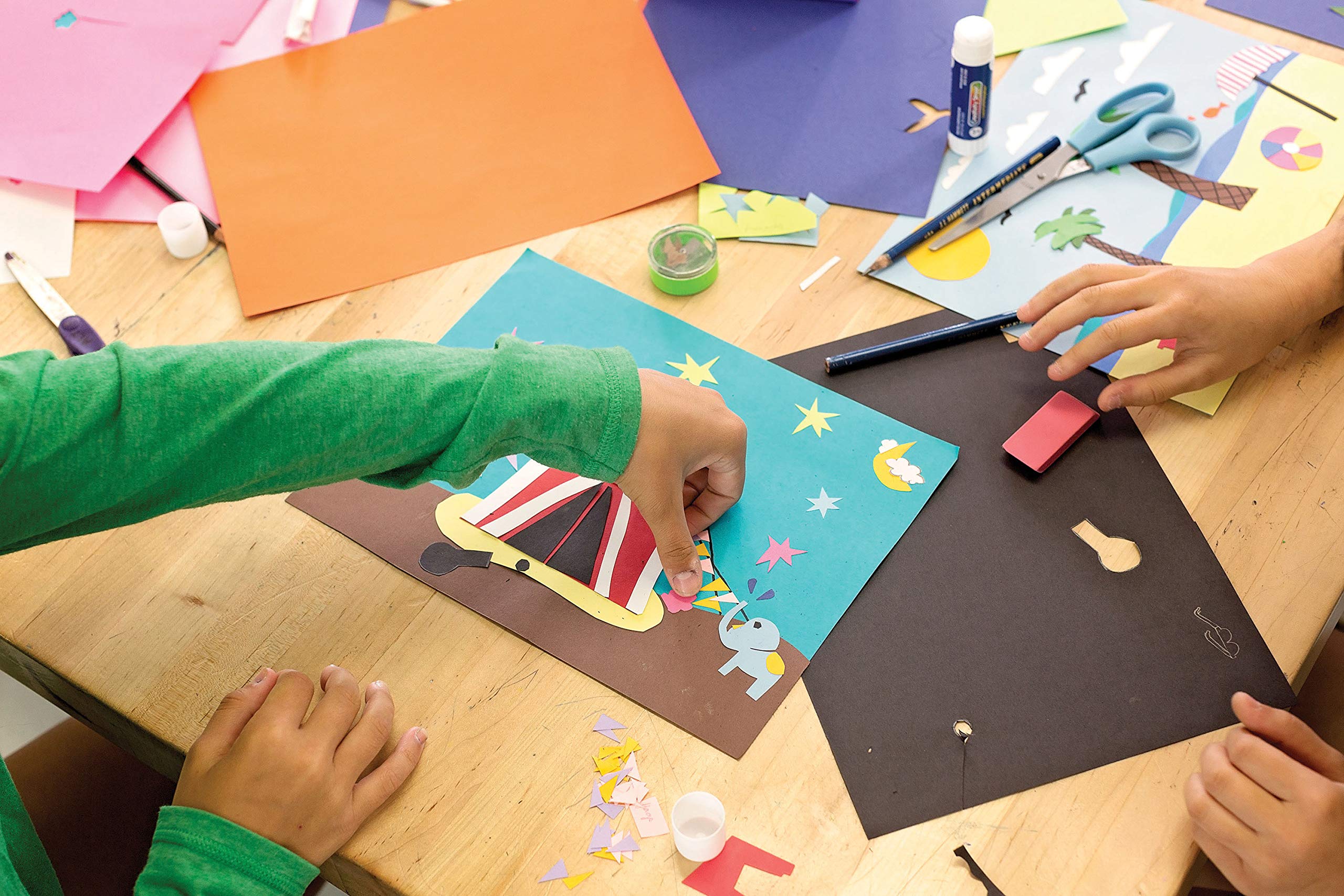 SunWorks Construction Paper, Sky Blue, 12" x 18", 100 Sheets - Image 6