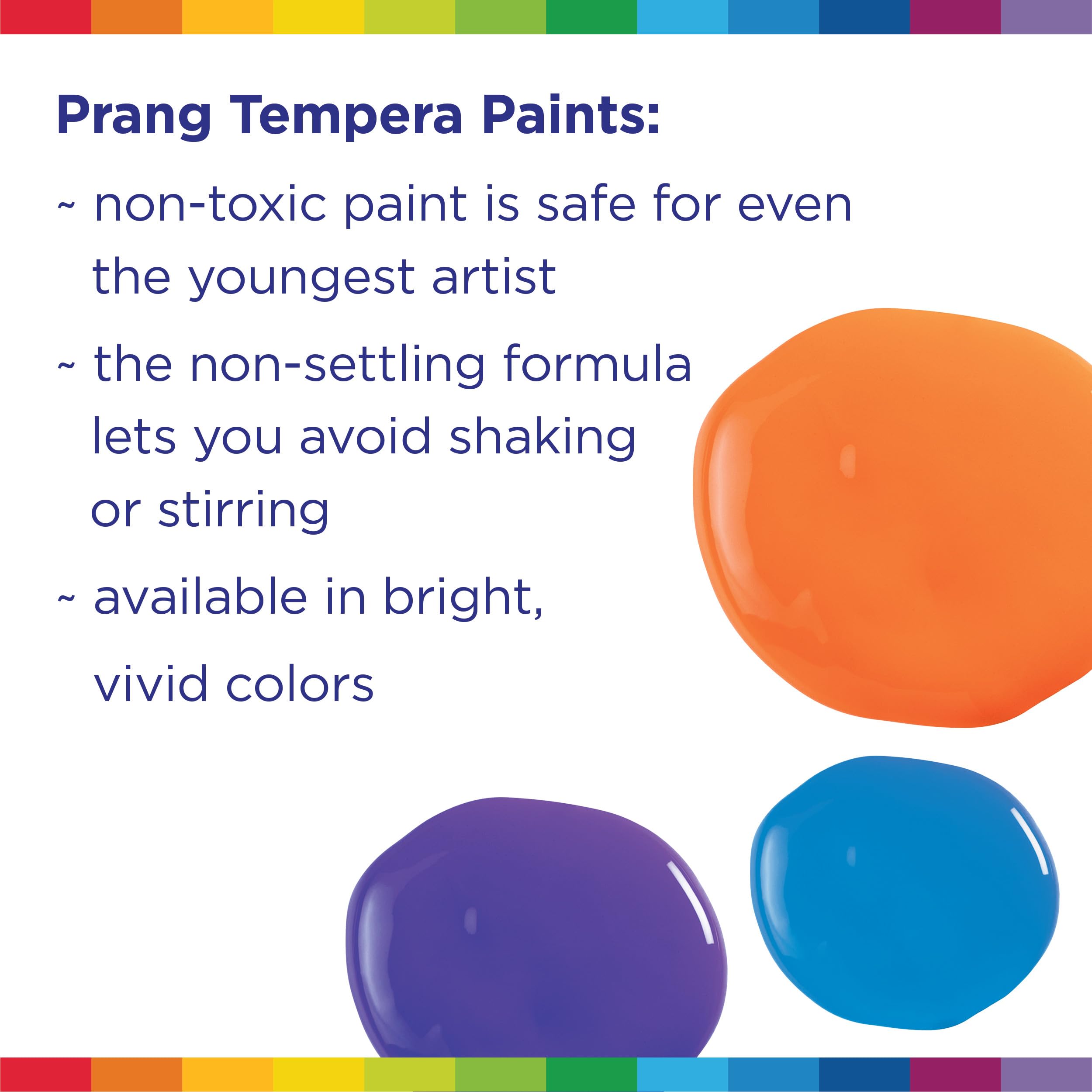 Prang Ready-to-Use Tempera Paint, Violet, 32 Oz., 1 Count - Image 4