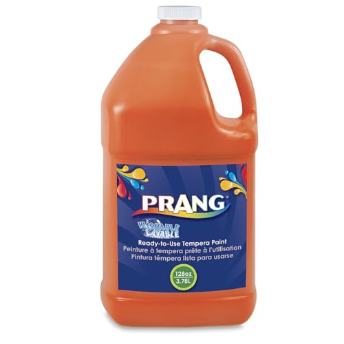 Prang Ready-to-Use Washable Tempera Paint, Gallon, Orange - Image 5