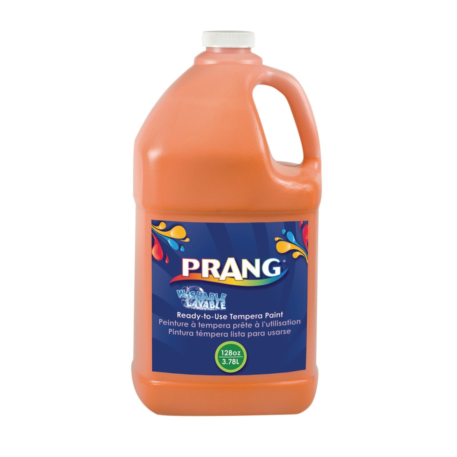 Prang Ready-to-Use Washable Tempera Paint, Gallon, Orange - Image 7