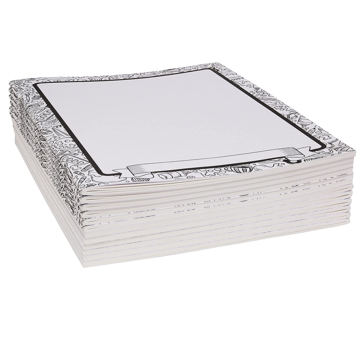 Prang Sketch Smart, 11-inch x 8.5-inch, Sketch Book, White, 40 Sheets/Book, 12/Pack (PAC4819) - Image 6