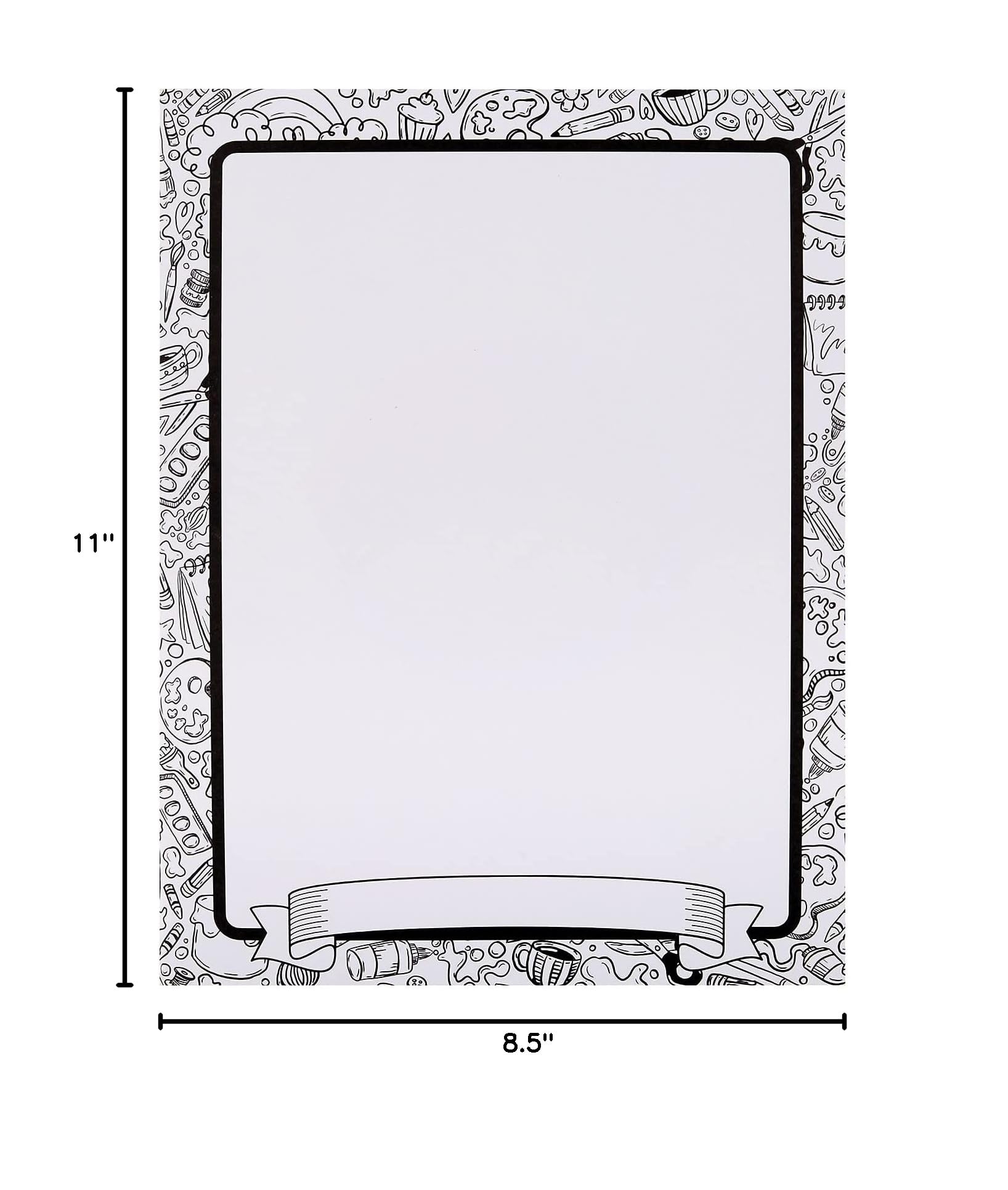 Prang Sketch Smart, 11-inch x 8.5-inch, Sketch Book, White, 40 Sheets/Book, 12/Pack (PAC4819) - Image 8