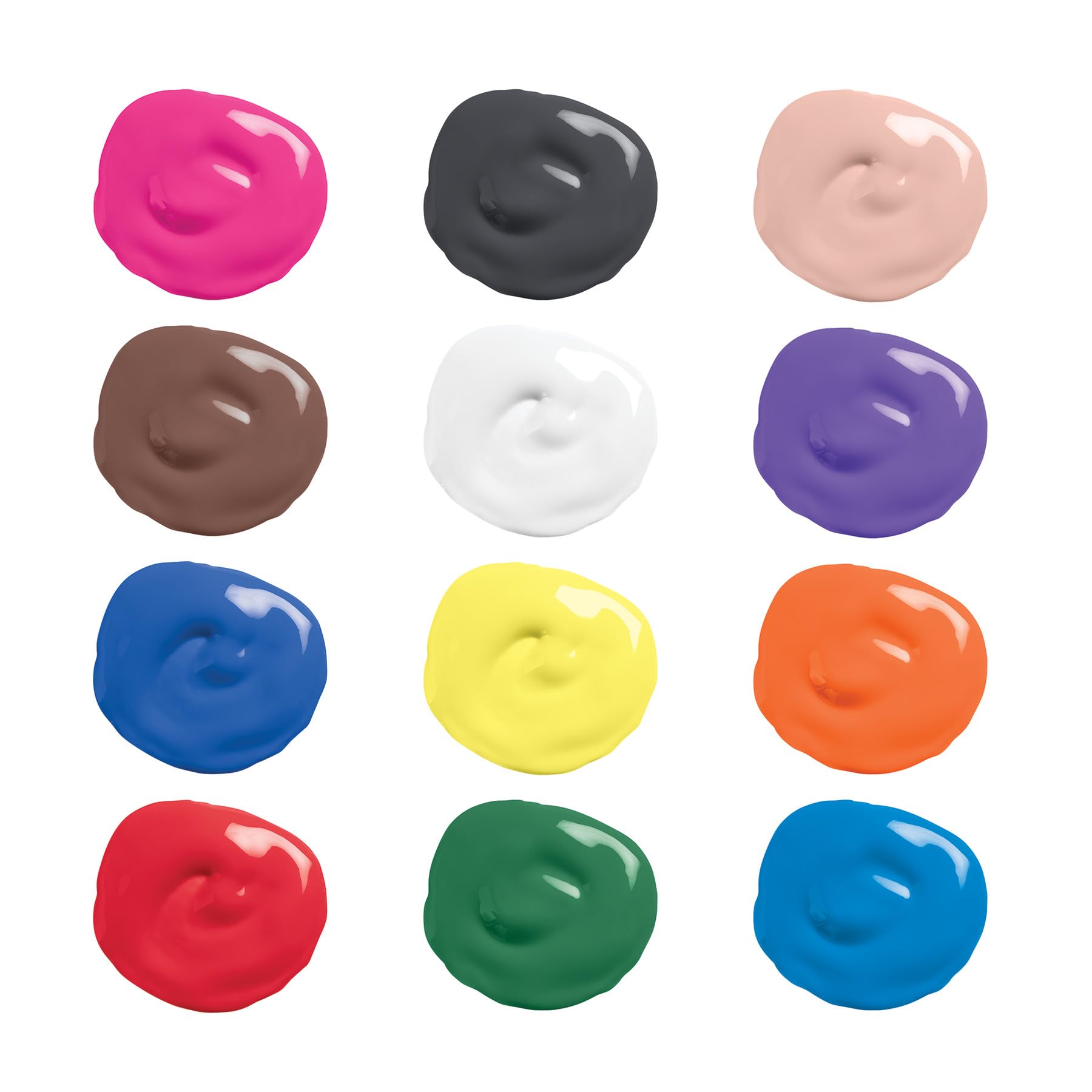 Prang Washable Tempera Paint, Assorted Colors, 16 Oz., 12 Count - Image 3