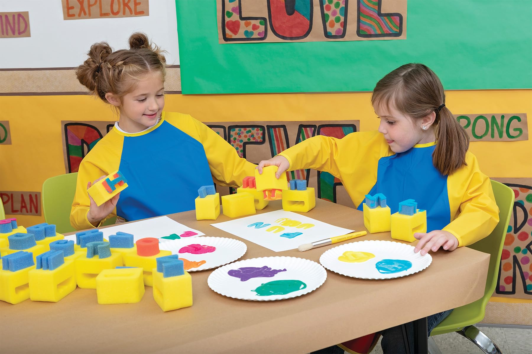 Prang Washable Tempera Paint, Assorted Colors, 16 Oz., 12 Count - Image 7