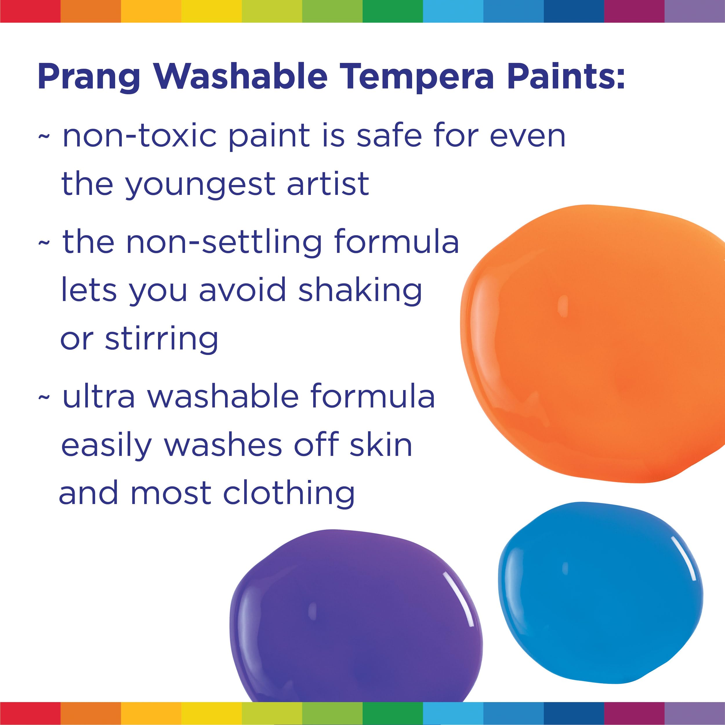 Prang Washable Tempera Paint, Violet, 32 Oz., 1 Count - Image 4